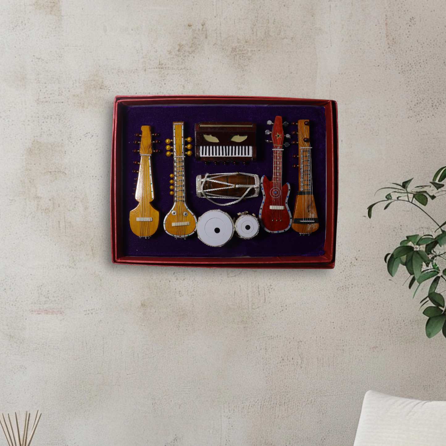 Miniature Musical Box Customizable (7 Instruments)