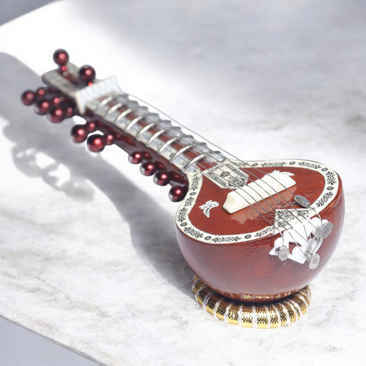 Miniature Sitar with Pattern